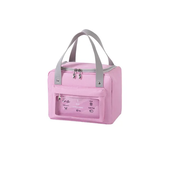 Outdoor Picnic Bag With Rice Bag Insulation Bag Pink - Shop at LoveMi