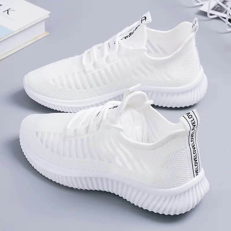 Net Shoes New Single Shoes Mesh Breathable Spring And Autumn All-Match Running