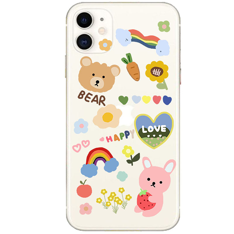 Ins Wind Cute Bear Rabbit Suitable For Girls Soft Shell - Image 4