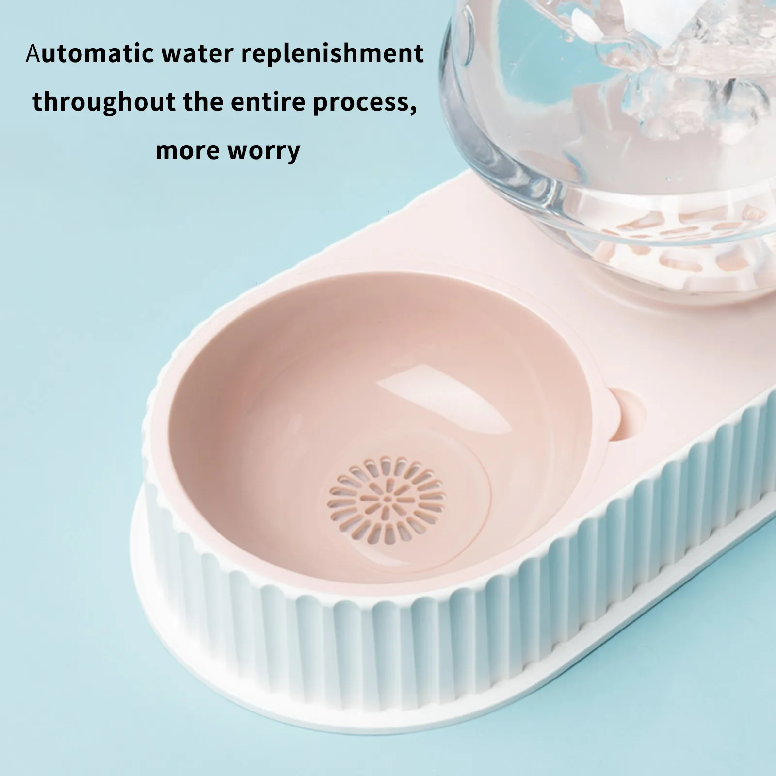 Plastic Pet Feeding Drinkers Cat Dog Automatic Feeder Drinking Animal Pet Bowl Water Bowl For Pets Dog Automatic Drinkers – image 5