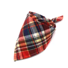 Scottish Style Spring Flannel Triangle Scarf - 1Style - View 1