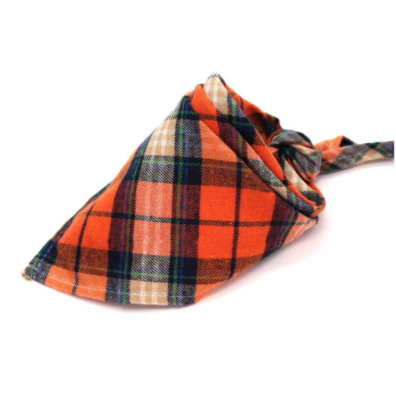 Scottish Style Spring Flannel Triangle Scarf - 2Style