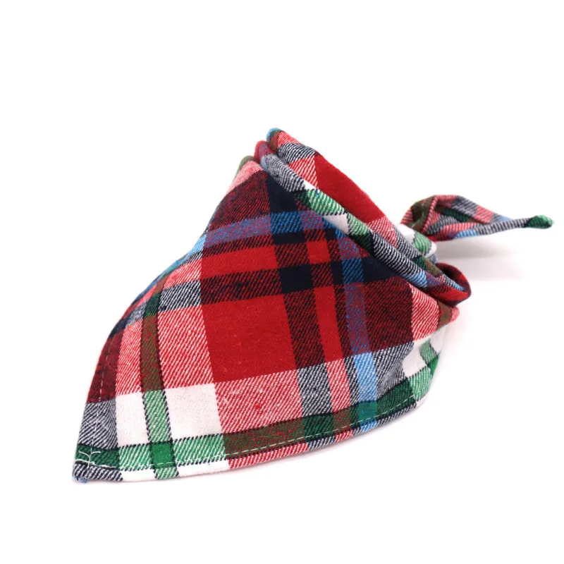 Scottish Style Spring Flannel Triangle Scarf - 7Style