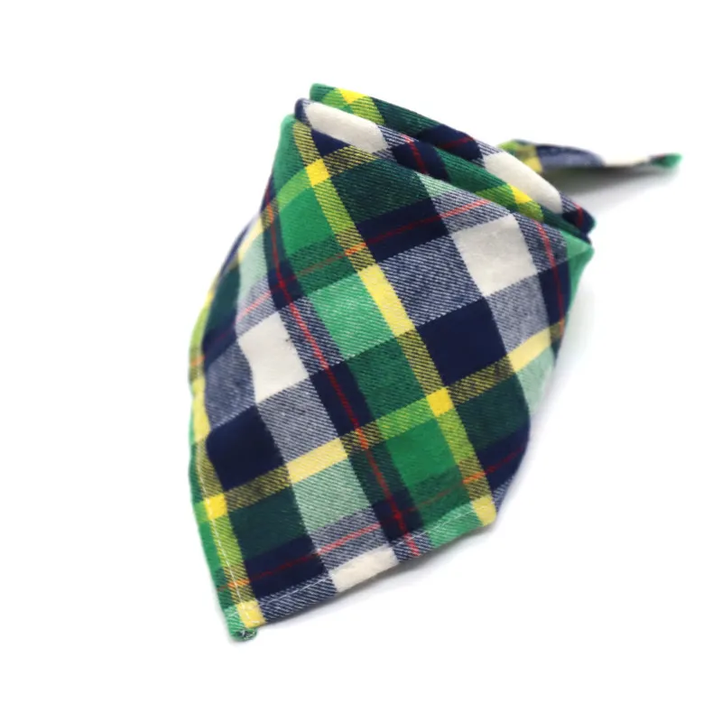Scottish Style Spring Flannel Triangle Scarf - 30Style