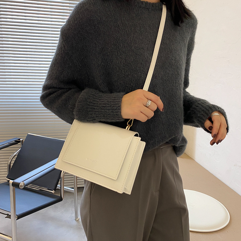 Simple Portable Small Square Messenger Bag
