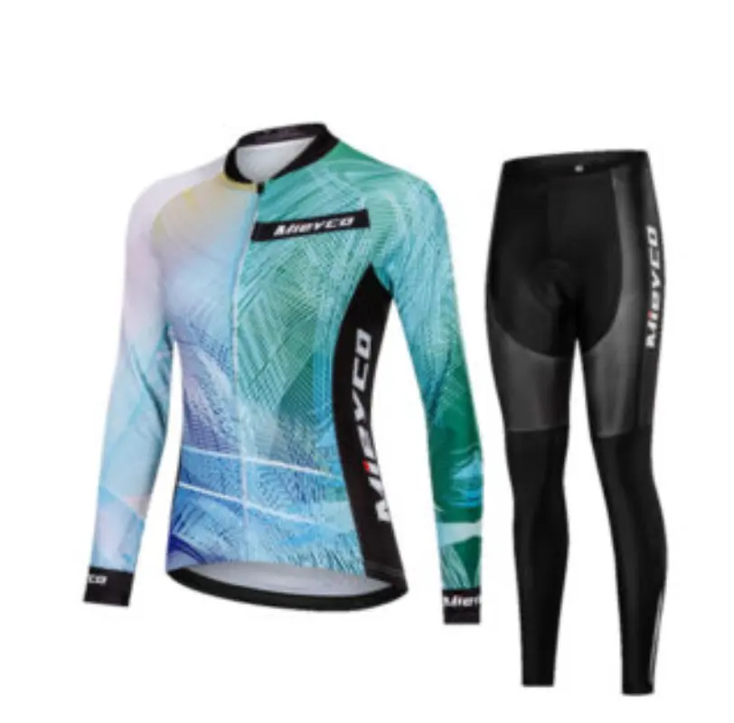 Cycling Jersey Suit Long Sleeved Thin Ladies