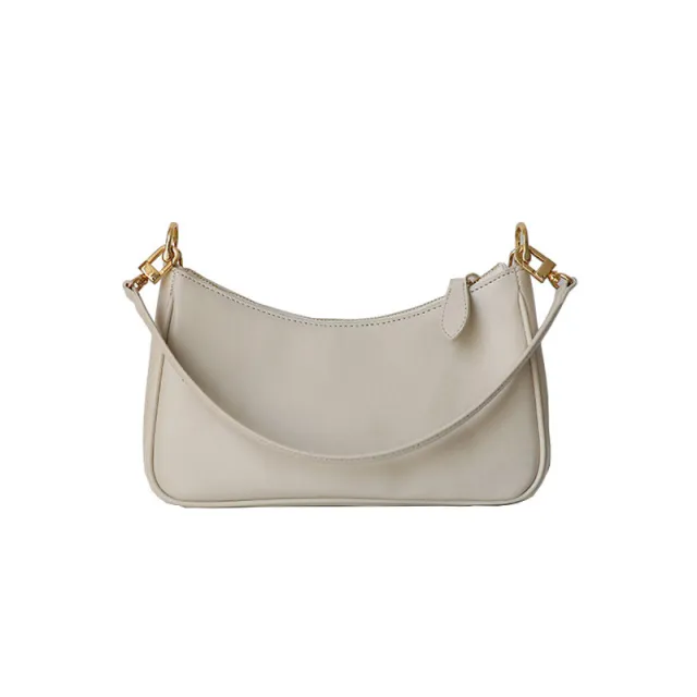 Simple High grade One shoulder Messenger Bag Casual All match Chain Bag White - Shop at LoveMi