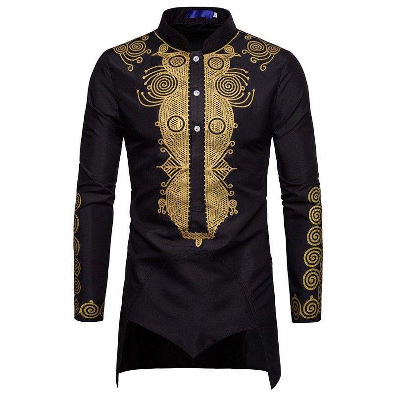 Muslim Robe Men's Personality Bronzing - Picture 3 of 5