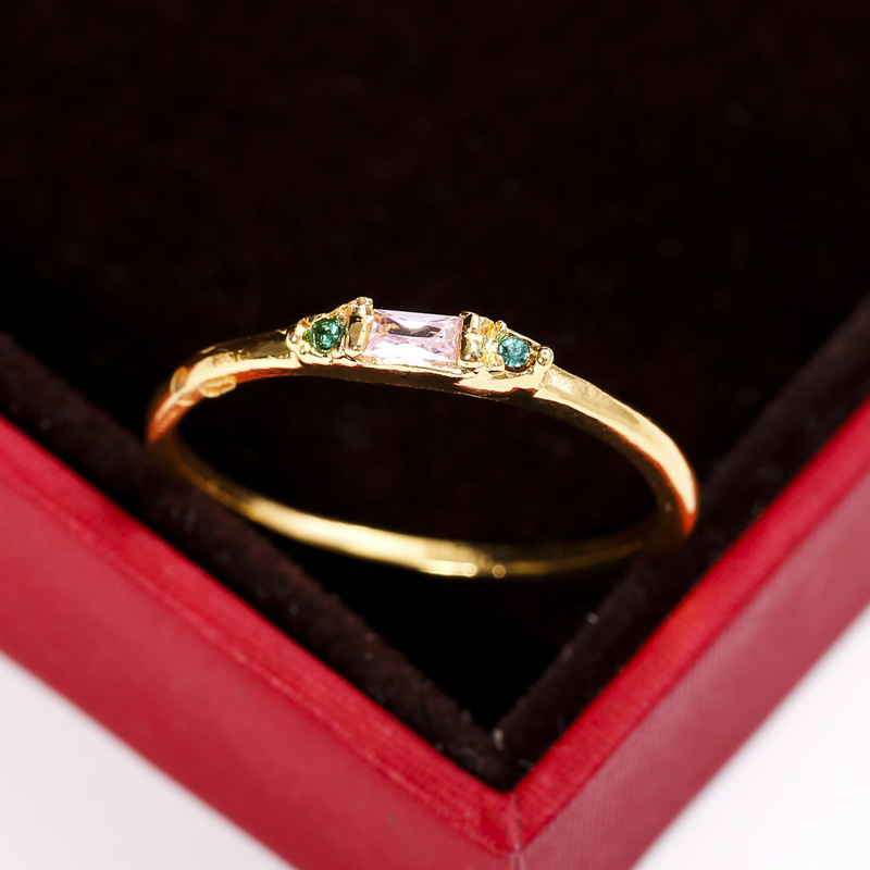 Weiya Ring New Style Hot Sale Korean Fashion Simple Gold Set Four-in-one Ladies Ring Wholesale Ring