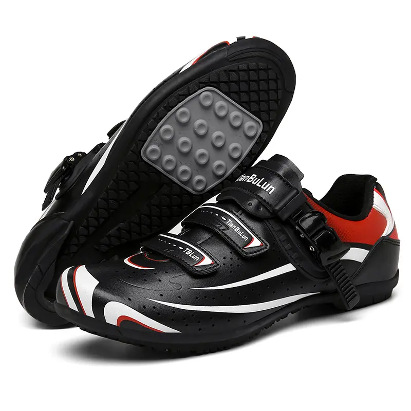 Outdoor Non-lock Cycling Shoes, Rubber Sole Men
