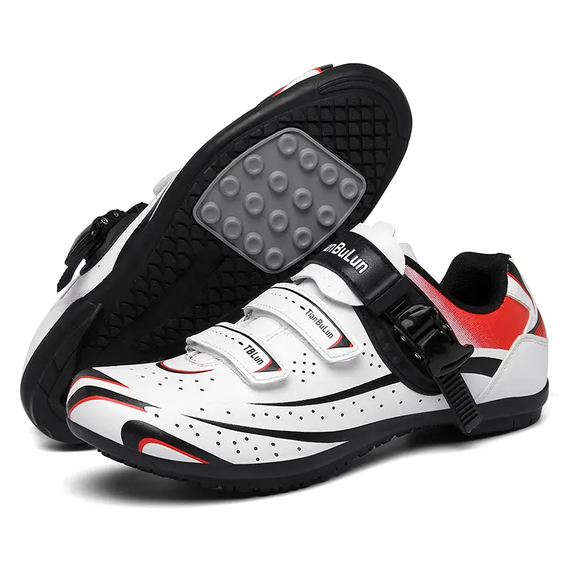 Outdoor Non-lock Cycling Shoes, Rubber Sole Men