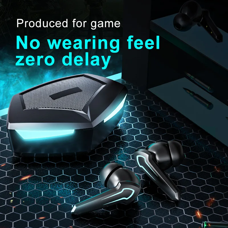 TWS Gaming Headset Gamer Without Delay 360 Stereo Wireless