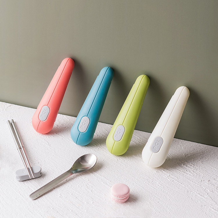 Denmark Po Chopsticks Spoon Spoon Set Portable Travel Student