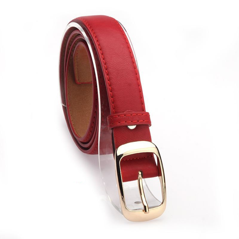 Title 1, New Fashion All Match White Thin Ladies Belt