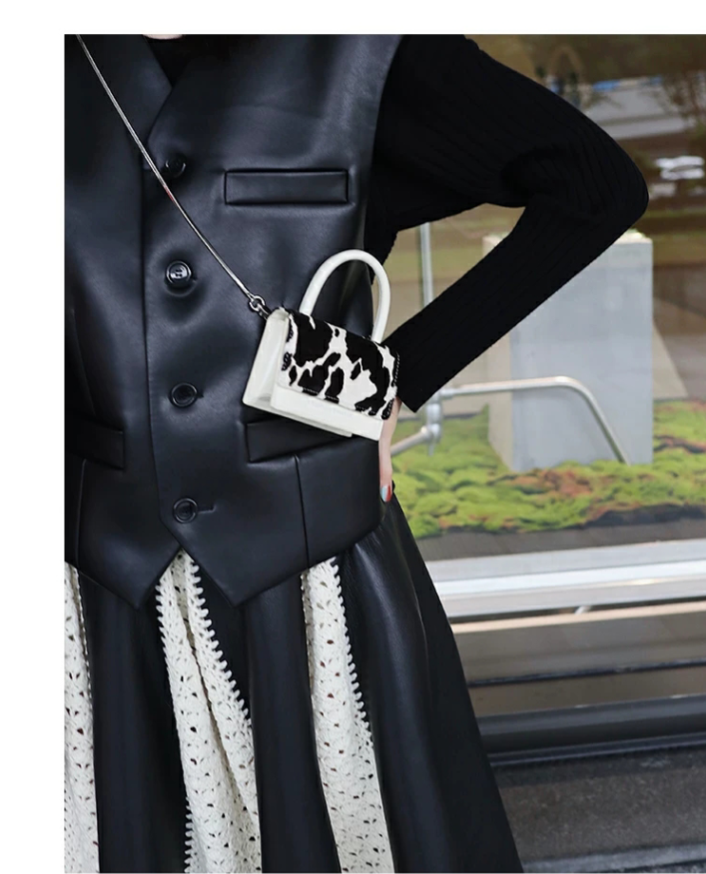 New Girl Retro Clamshell Single Shoulder Bag