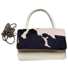 New Girl Retro Clamshell Single Shoulder Bag - Black - View 1