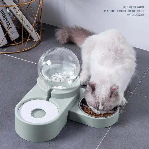 New Bubble Ball Pet Dog Bowls Fountain Cat Food