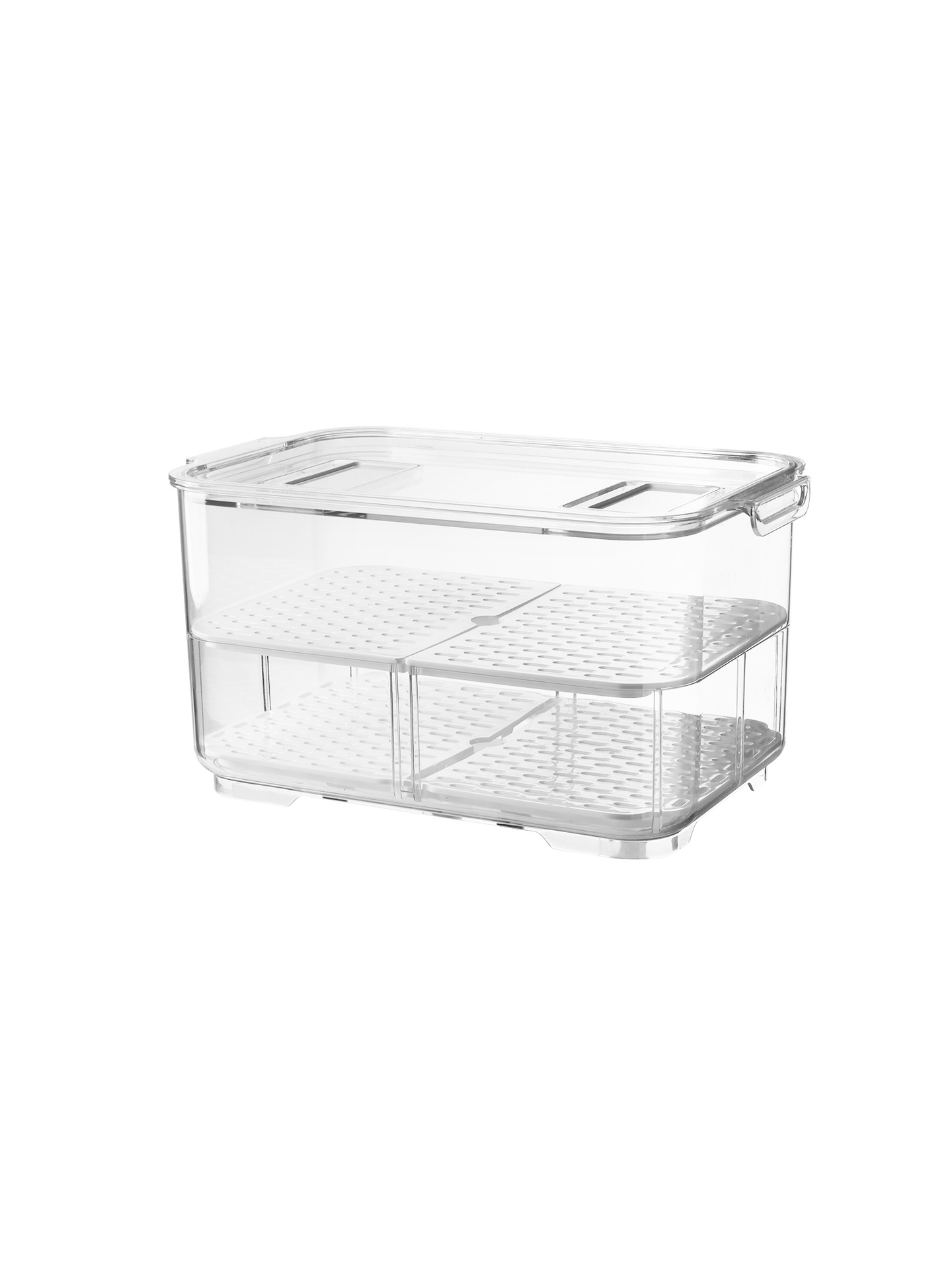 Title 2, Transparent Double-Layer Fruit And Vegetable Dr...