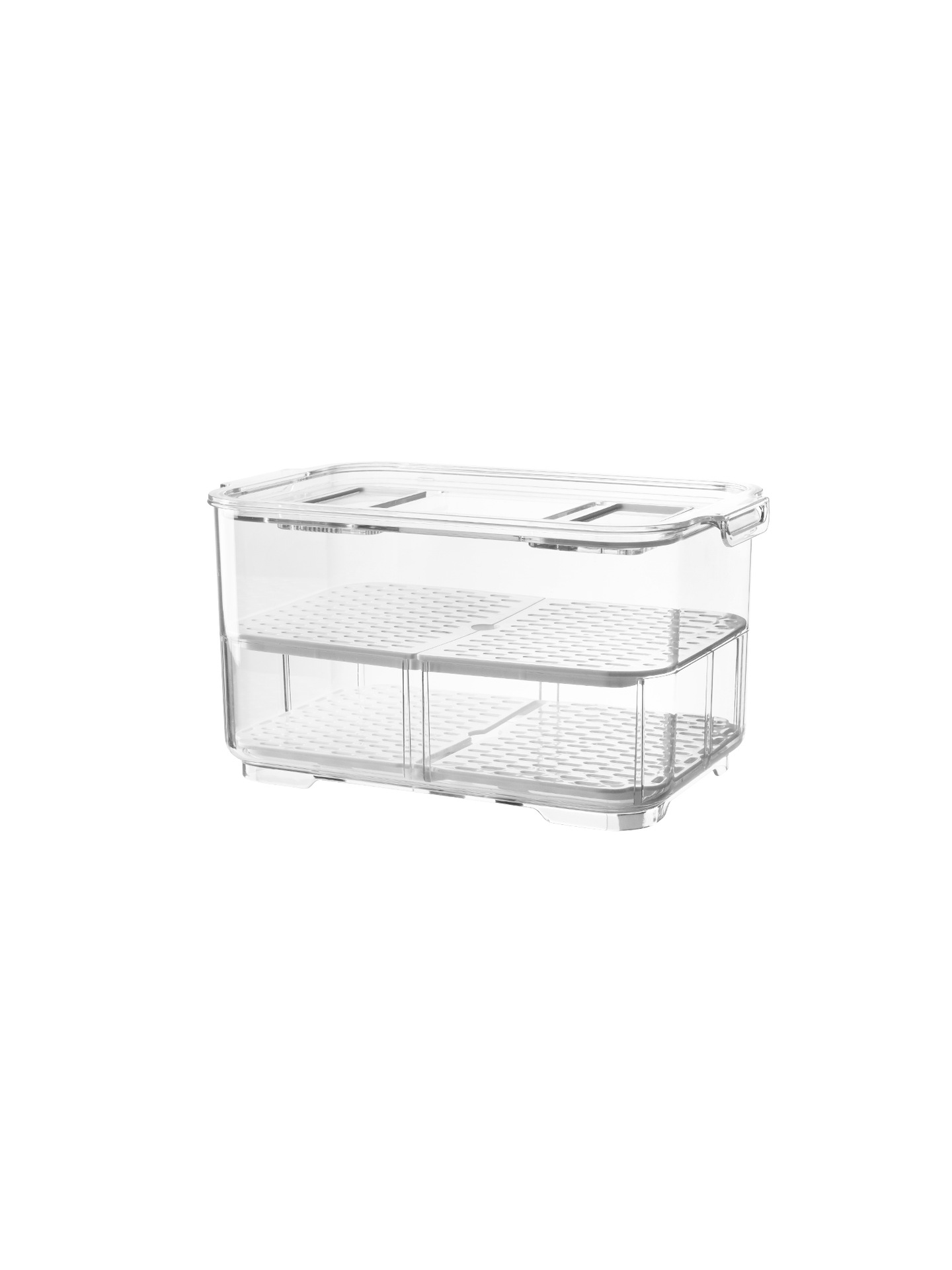 Title 3, Transparent Double-Layer Fruit And Vegetable Dr...