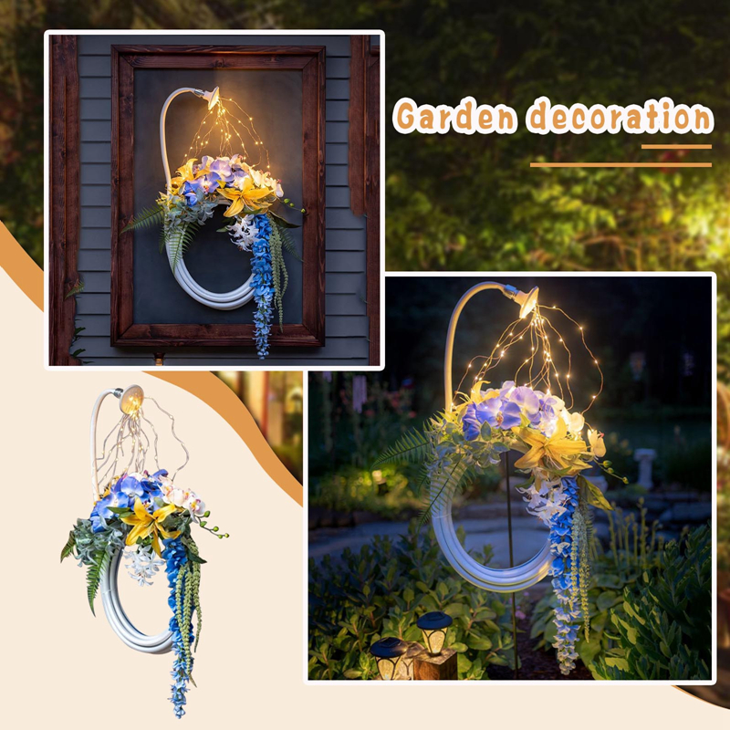 LED Vines Light Solar Fairy String Light Outdoor Waterproof Copper Wire DIY Decora Holiday Party Wedding Garden Room
