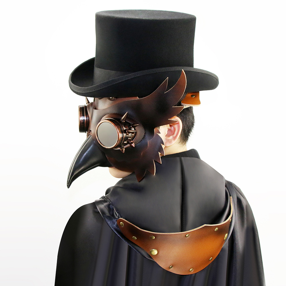 Steampunk Medieval Plague Beak Mask — foto 4
