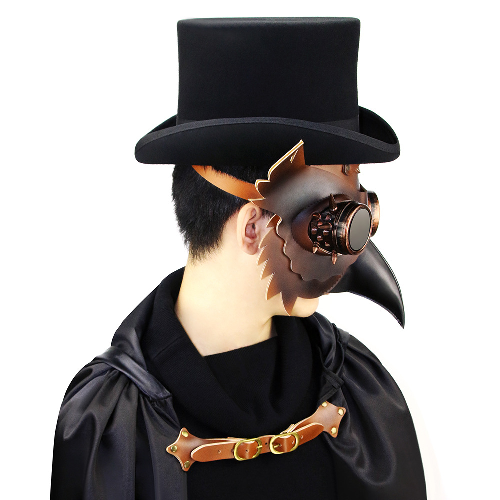 Steampunk Medieval Plague Beak Mask — foto 5