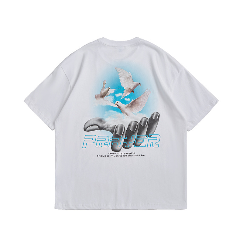 Title 6, Personalized White Pigeon Print Loose Student S...