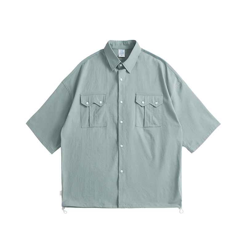 Japanese Simple Solid Color Tooling Drawstring