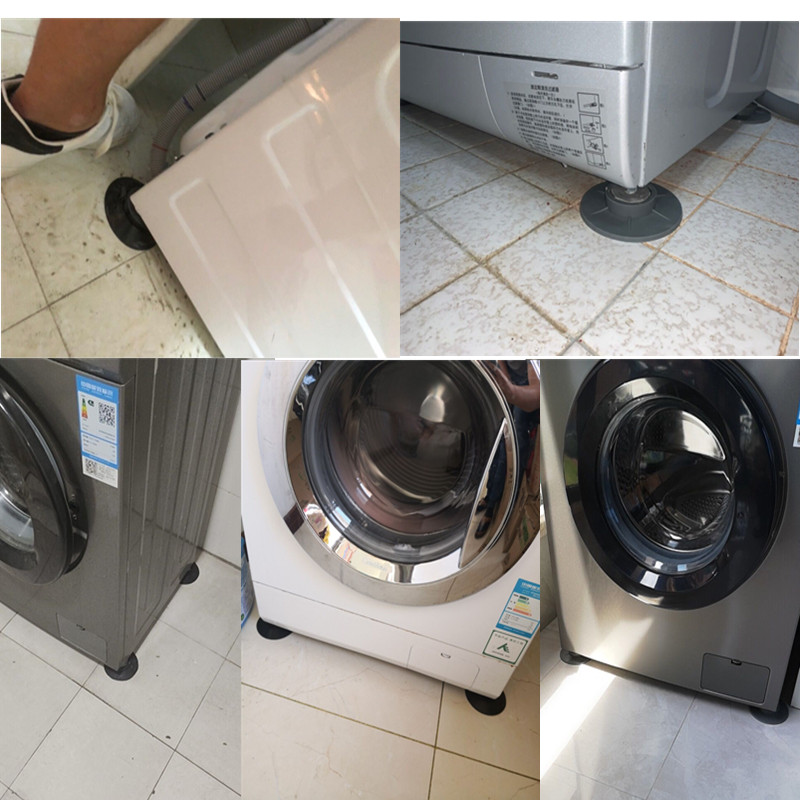 Non-slip Rubber Washing Machine Foot Pad Furniture Fixed Bas view 6