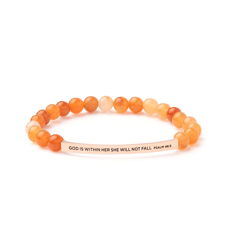 Women Stainless Steel Custom Name Personalized Curved Engrave Message Bracelet