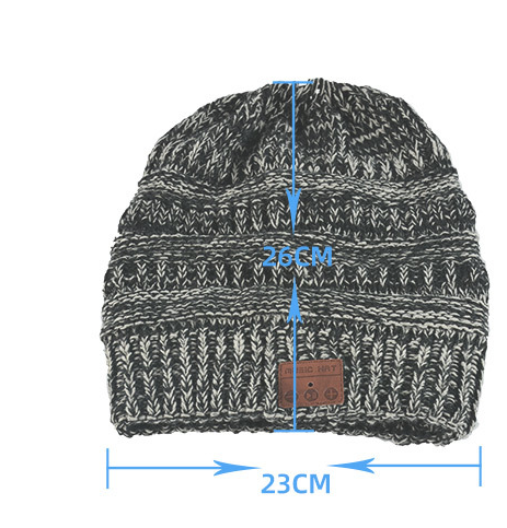 Women's Bluetooth Beanie - Warm Knitted Winter Hat