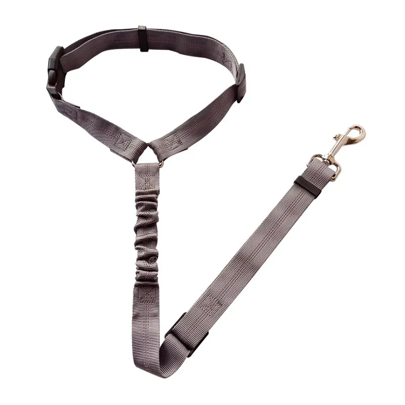 Safety Rope Elastic Traction Rope Dog Chain - Grey