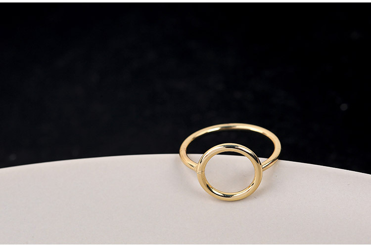 Geometric Hollow Simple Ring Women Fashion