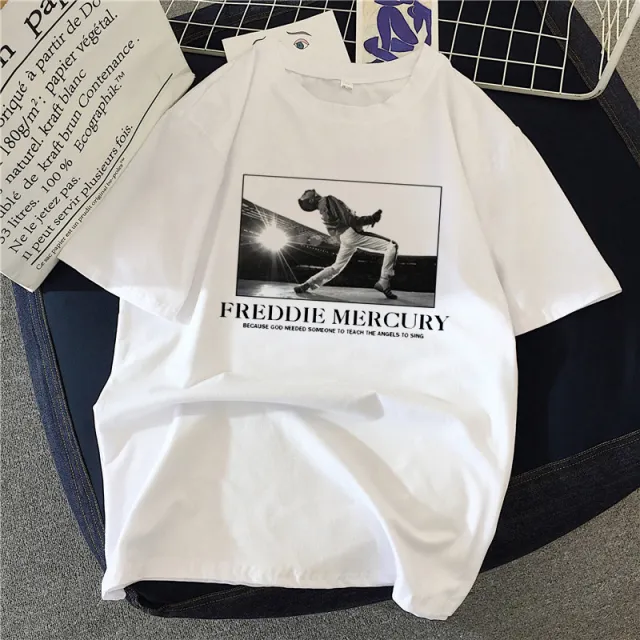 Musical Rock Singer Print Crew Neck T shirt 5Style - Shop at LoveMi
