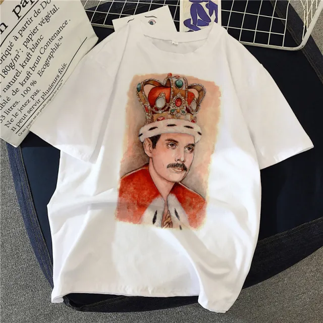 Musical Rock Singer Print Crew Neck T shirt 6Style - Shop at LoveMi