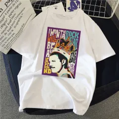 Musical Rock Singer Print Crew Neck T-shirt - 13Style - View 1