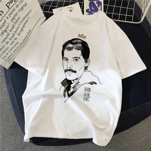 Musical Rock Singer Print Crew Neck T shirt 4Style - Shop at LoveMi