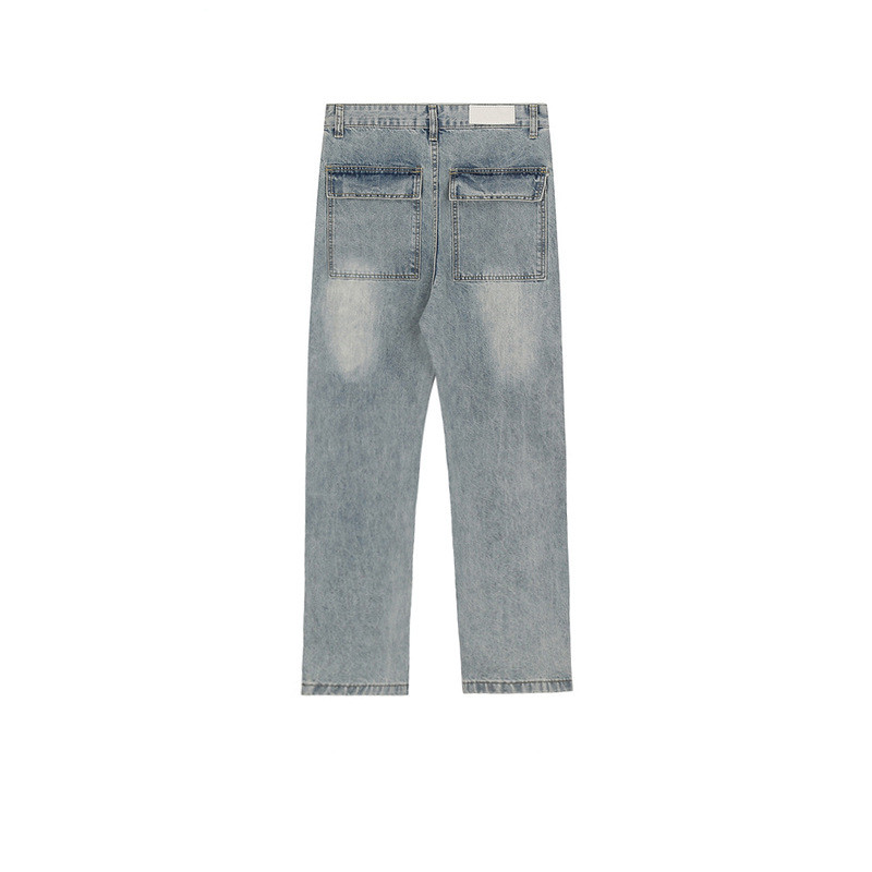 Side Full-breasted Trousers Slim-fit Jeans