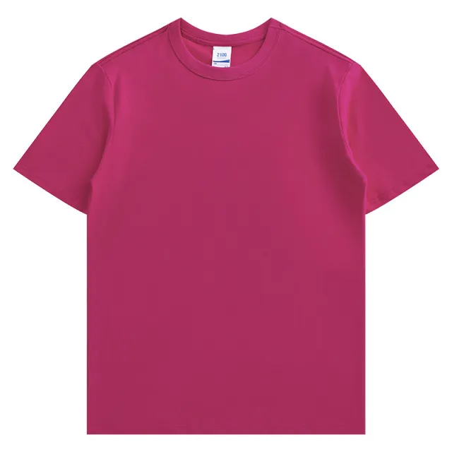 Basic Cotton Short sleeved T shirt For Men And Women Sauce Red - Shop at LoveMi