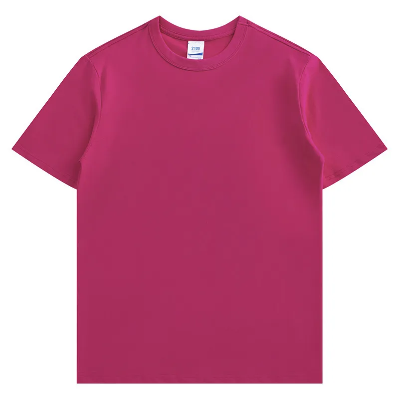 Basic Cotton Short-sleeved T-shirt For Men And Women - Sauce Red