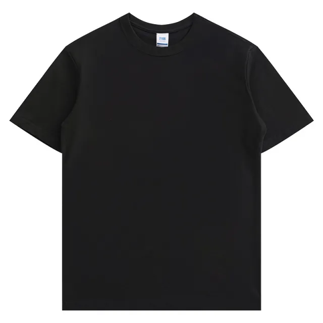 Basic Cotton Short sleeved T shirt For Men And Women Black - Shop at LoveMi