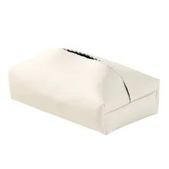 Nordic Minimalist Leather Napkin Set Leather Napkin - White - View 1