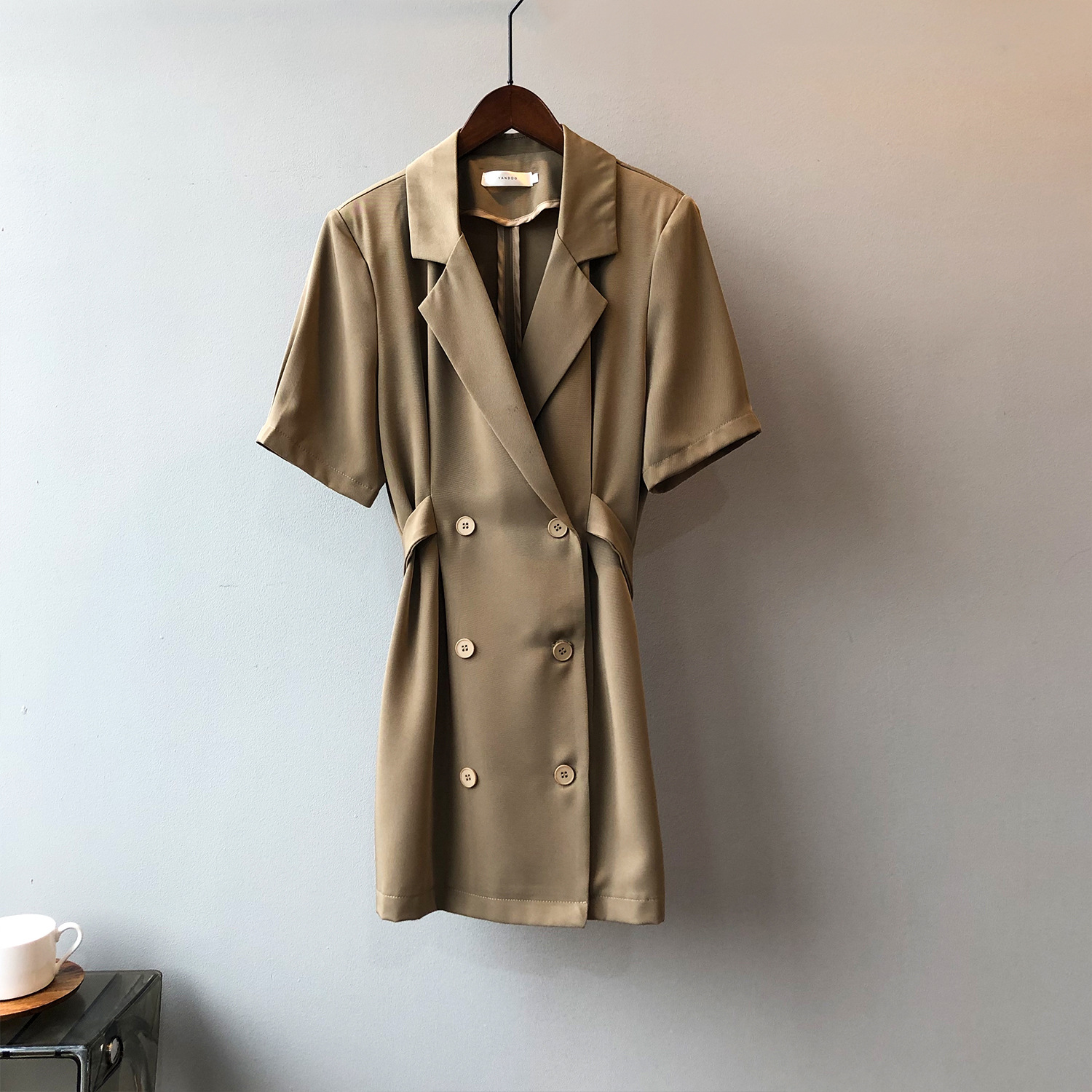 Double Breasted Suit Dress Women