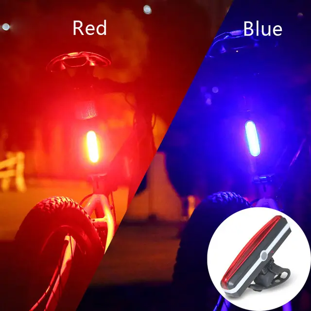 USB Rechargeable Bicycle Riding COB Tail Light