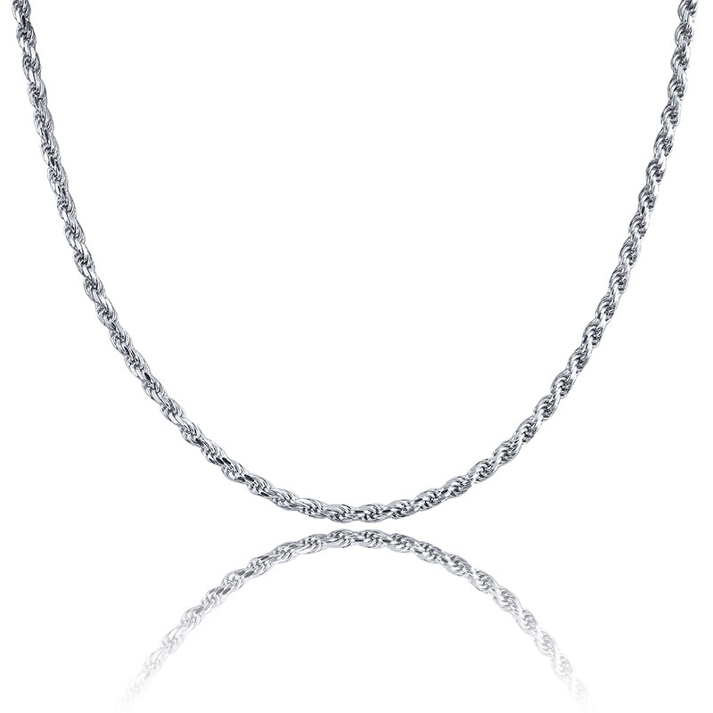 European And American Hip-hop Trendy Brand Twist Chain