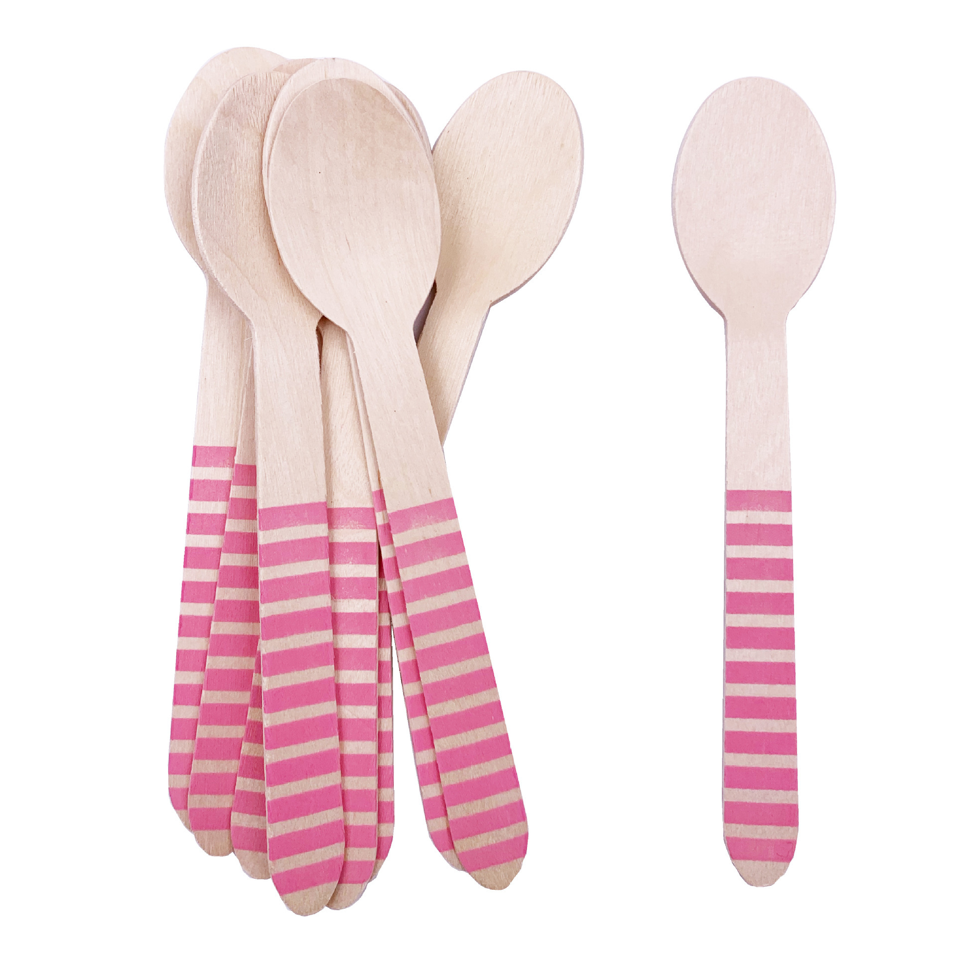 Pink wooden spoon16