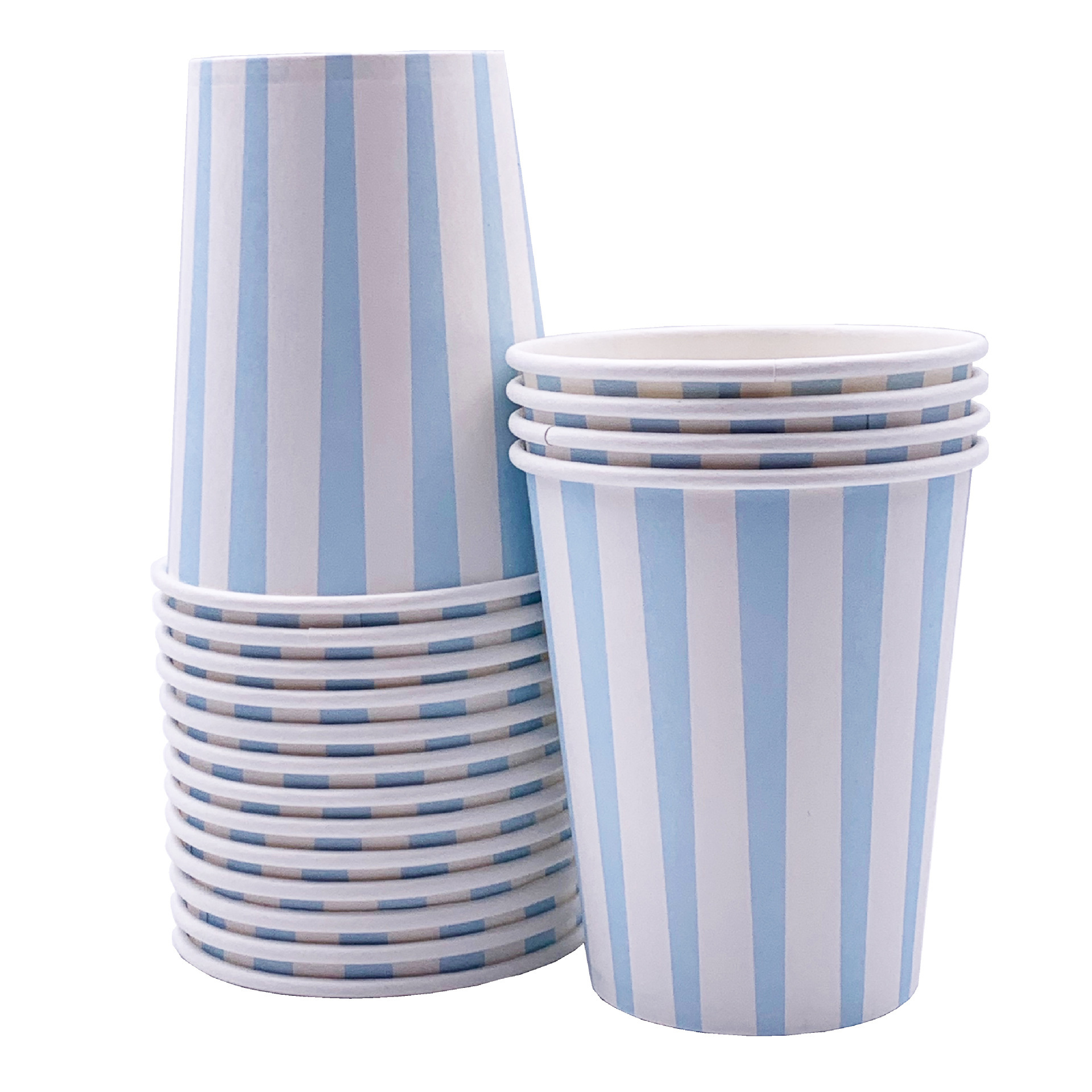 Blue paper cups8 pcs