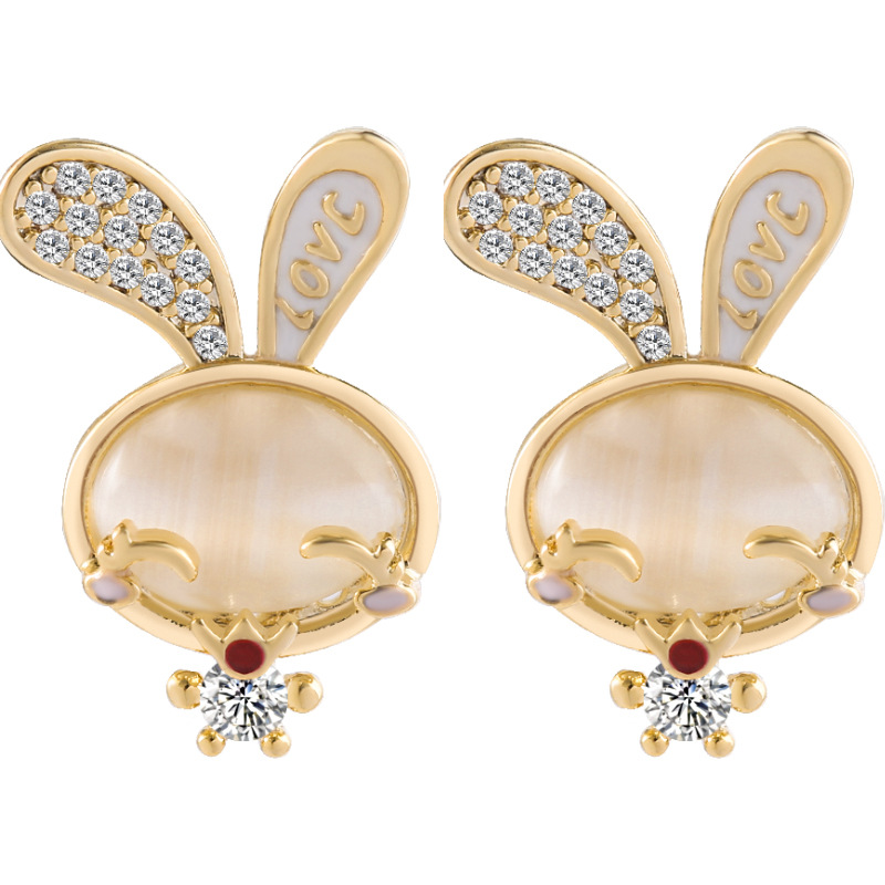 Fashion Design Cute Rabbit Earrings Earrings