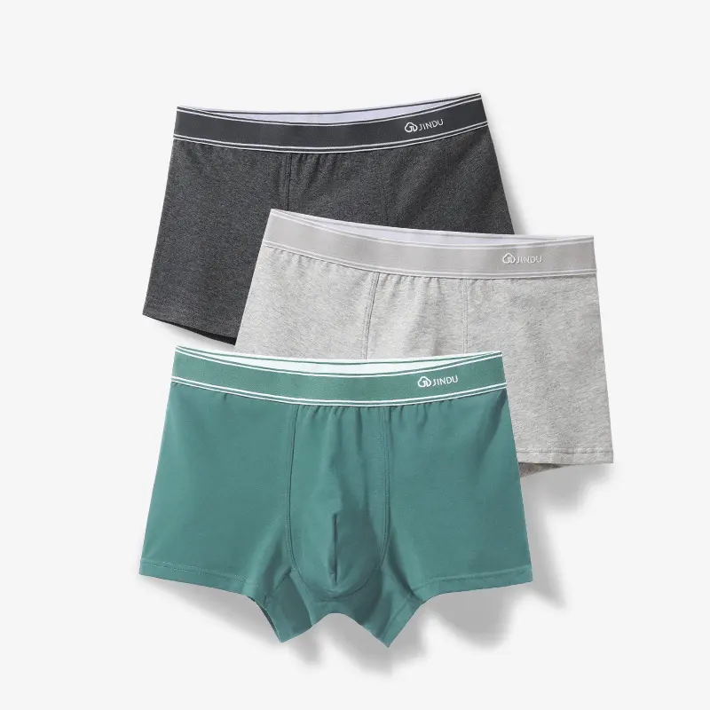 Men's Underwear Boxer Shorts Pure Cotton Breathable Plus Briefs