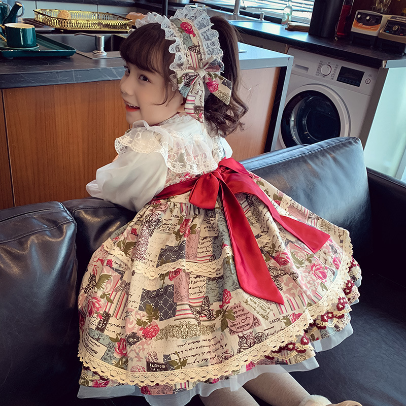 Lace Princess Dress Girl's Birthday Dress Skirt